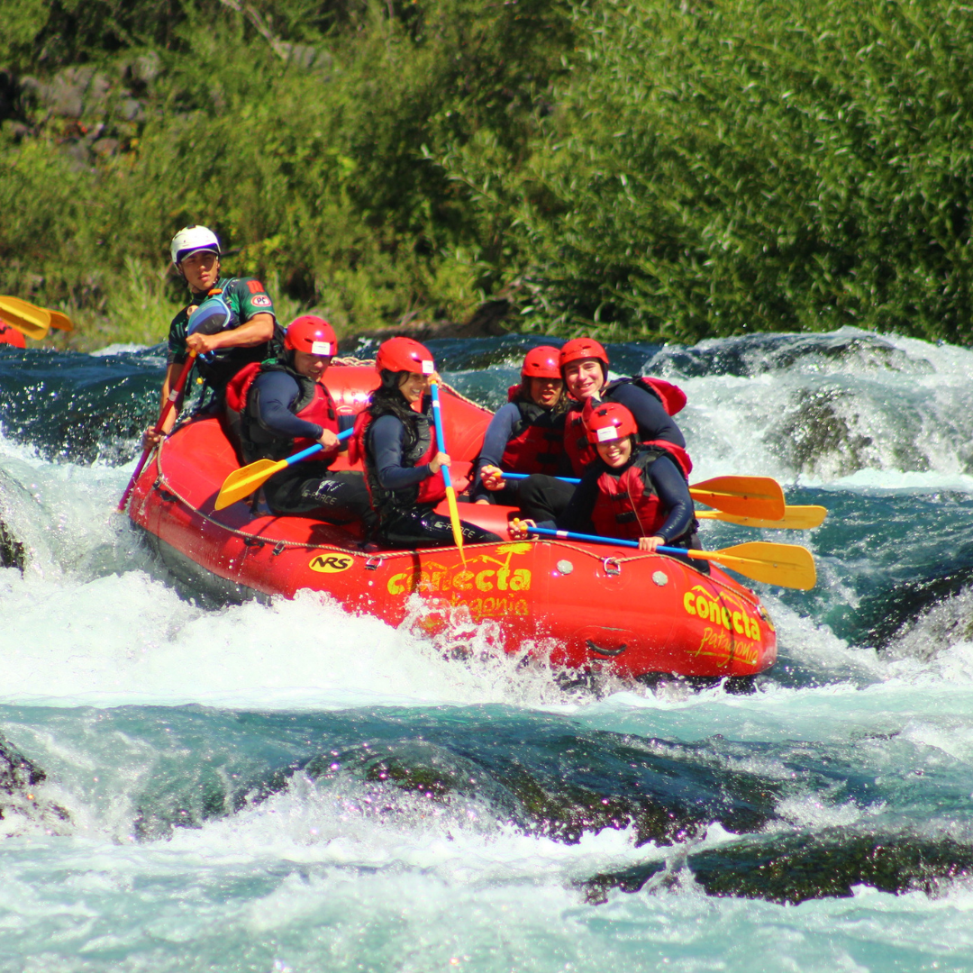 Rápidos del río Fuy en Panguipulli ideales para rafting aventura